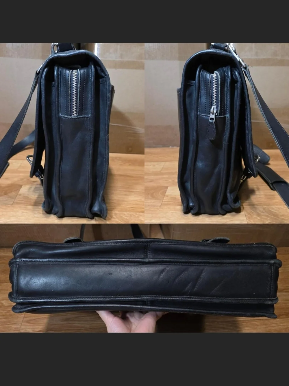 Vintage Classic Coach Thompson Black Briefcase Laptop Bag